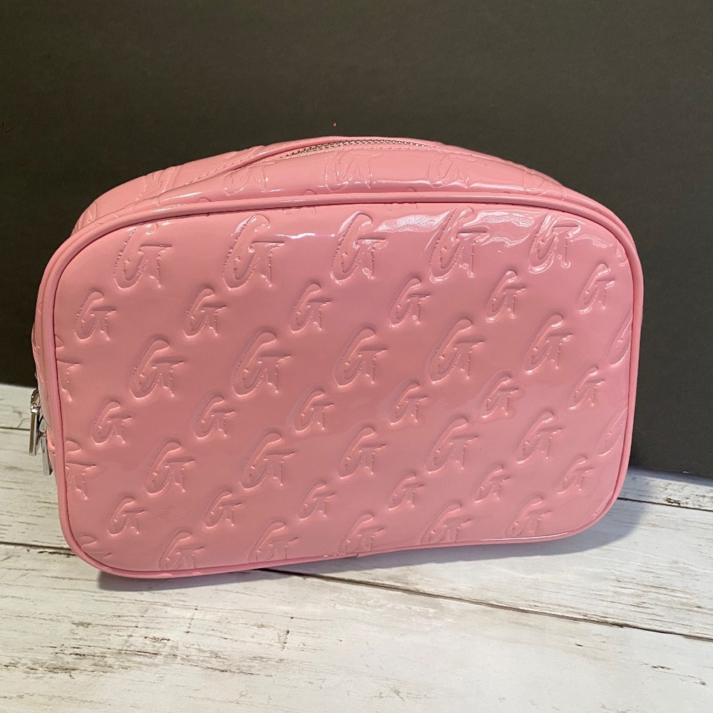 Mirror Pink Glamaholic Cosmetic Bag